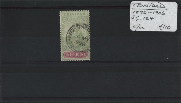 Trinidad 1896-1902 SG.124 F/U