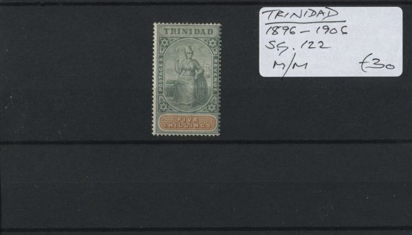 Trinidad 1896-1906 SG.122 M/M