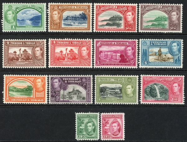 Trinidad and Tobago 1938-44 SG.246-256 M/M