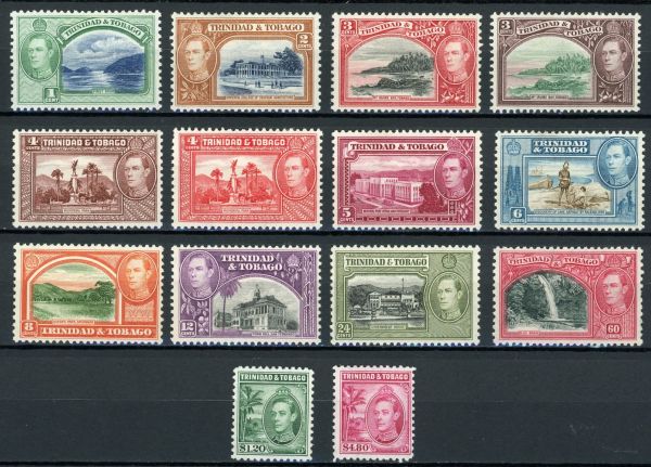 Trinidad & Tobago 1938-1944 M/M SG.246-256 M/M