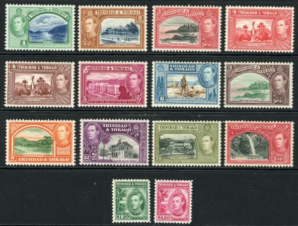 Trinidad & Tobago 1938-44 SG.246-256 M/M