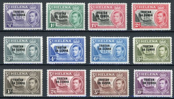 Tristan Da Cunha 1952 SG.1-12 M/M