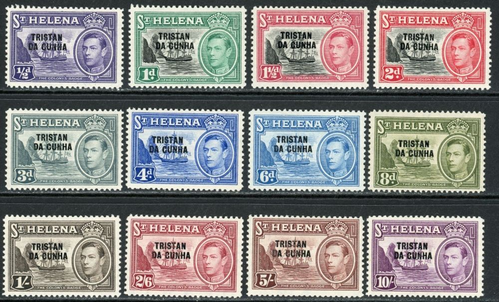 Tristan Da Cunha 1952 SG.1-12 M/M (1)