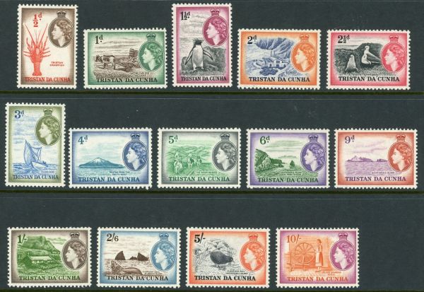 Tristan da Cunha 1954 SG.14-27 U/M