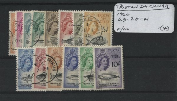 Tristan Da Cunha 1960 SG.28-41 F/U (Lot 2)