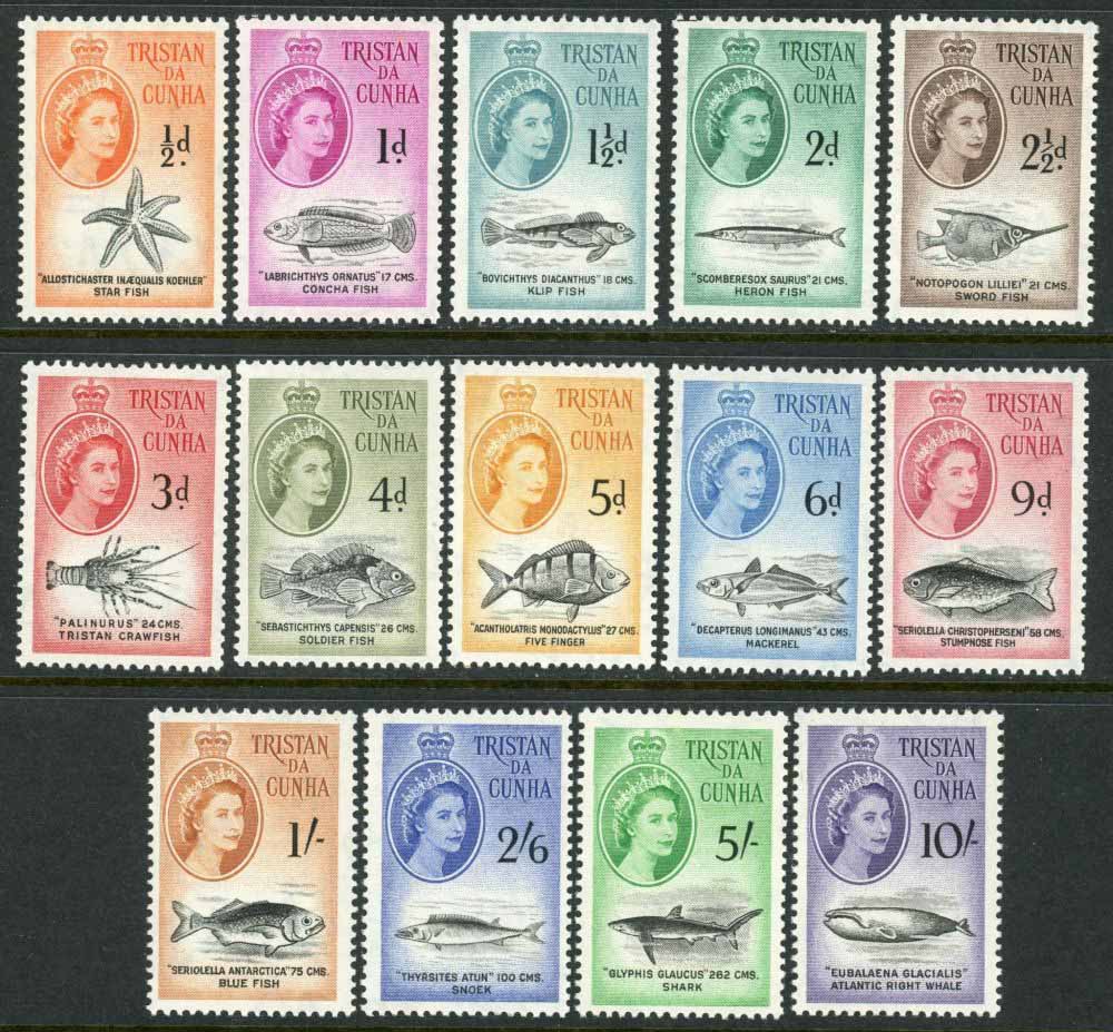 Tristan Da Cunha 1960 SG.28-41 U/M