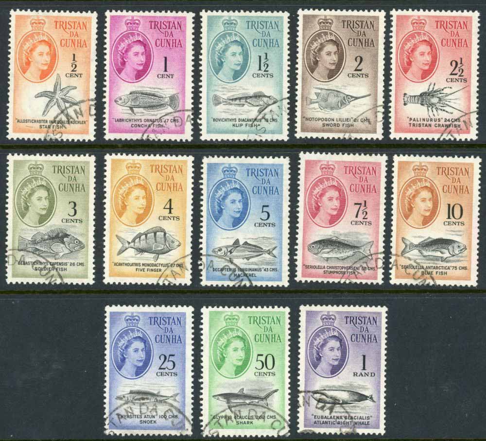 Tristan da Cunha 1961 SG.42-54 F/U