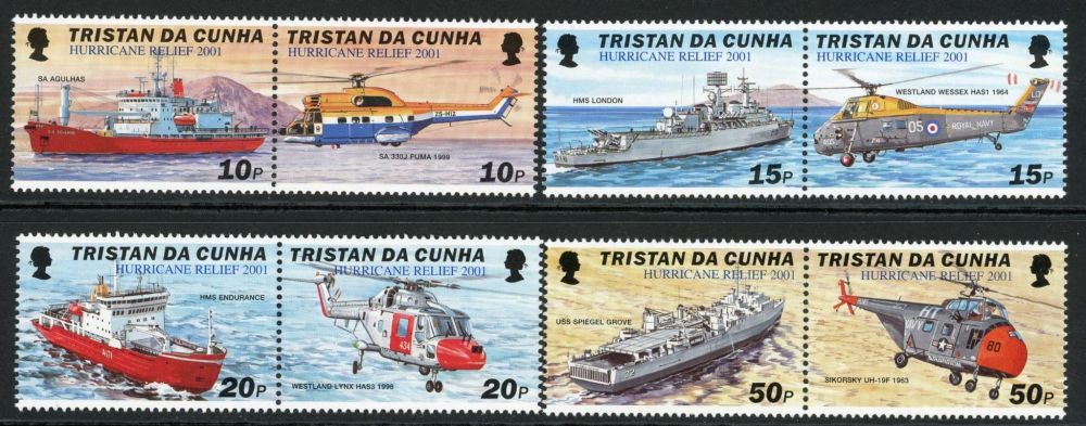 Tristan da Cunha 2001 SG.716-723 U/M