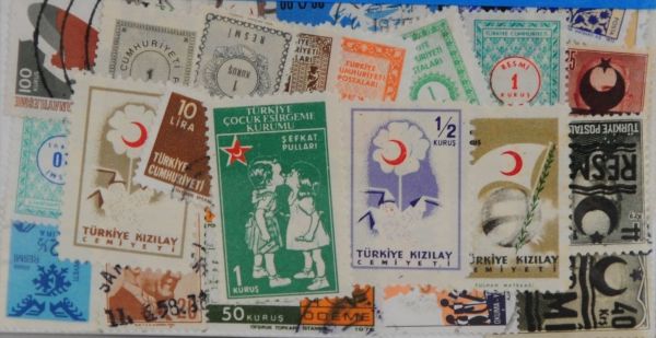 Turkey 100 Stamps (L317)