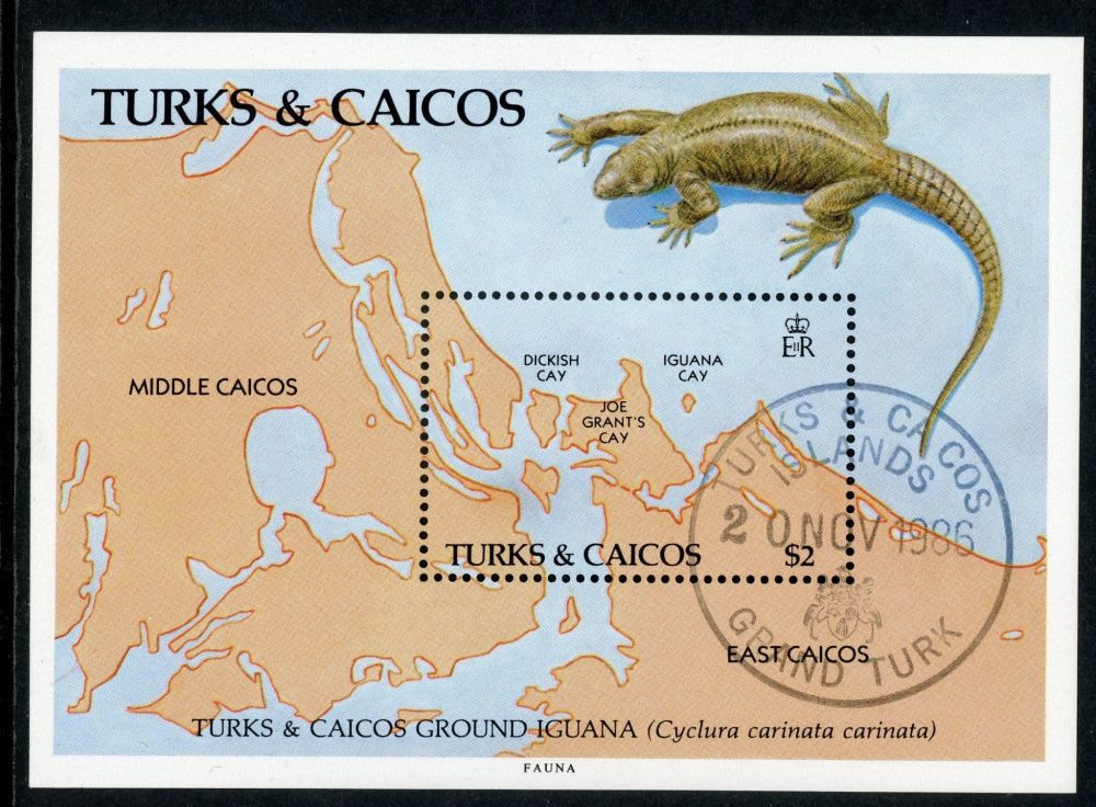 Turks and Caicos Islands 1986 SG.MS892 F/U