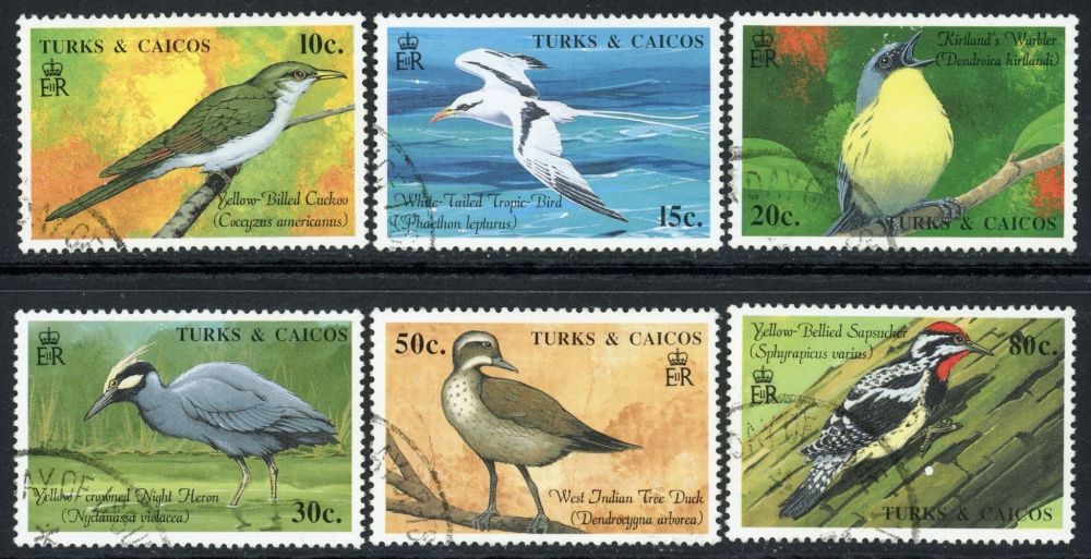 Turks and Caicos Islands 1990 SG.1010-1017 F/U