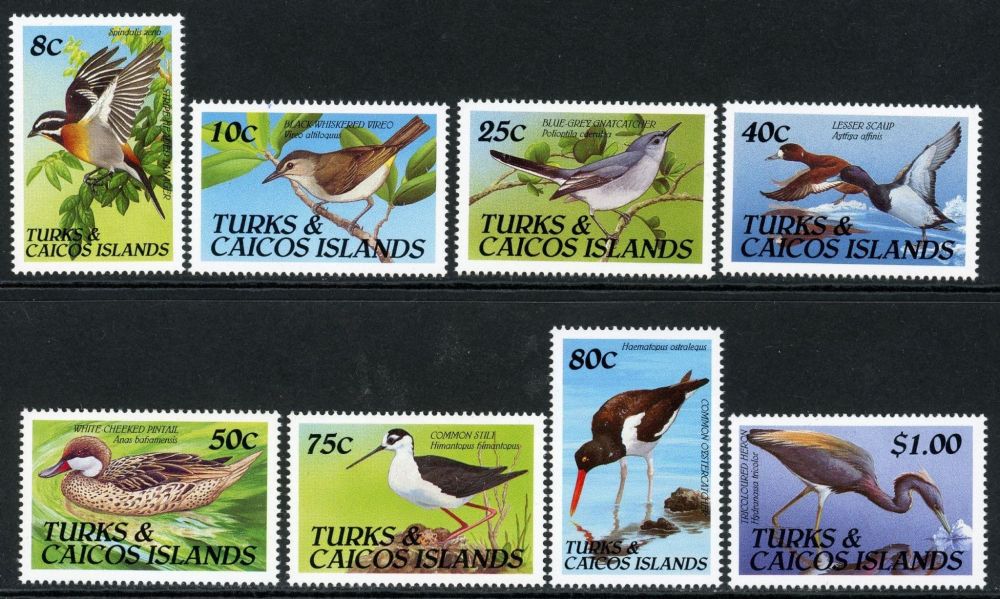 Turks and Caicos Islands 1990 SG.1050-1057 U/M