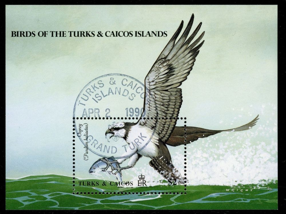 Turks and Caicos Islands 1990 SG.MS1018 F/U (2 sheets)