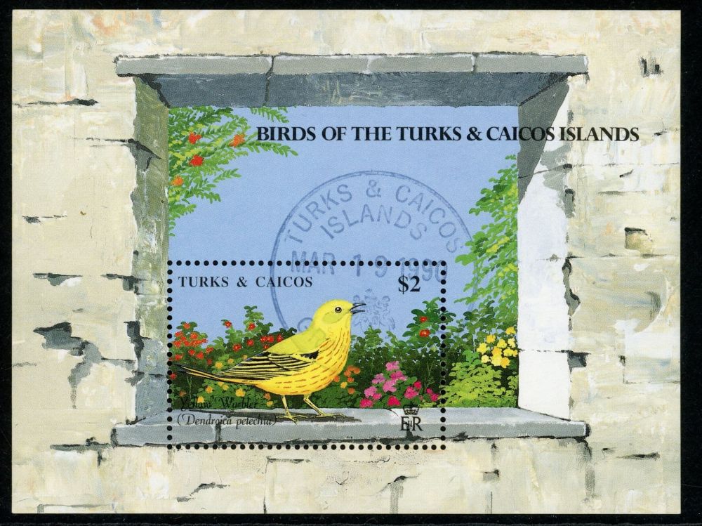 Turks and Caicos Islands 1990 SG.MS1018 F/U (2 sheets)