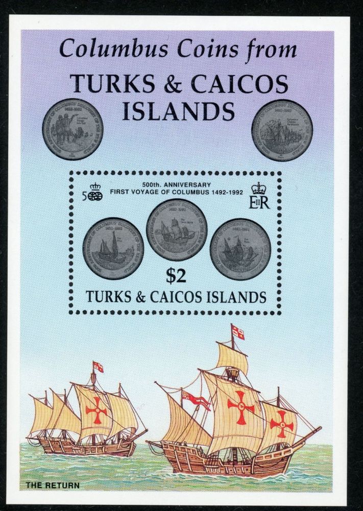 Turks and Caicos Islands 1992 SG.MS1176 U/M (2 sheets)