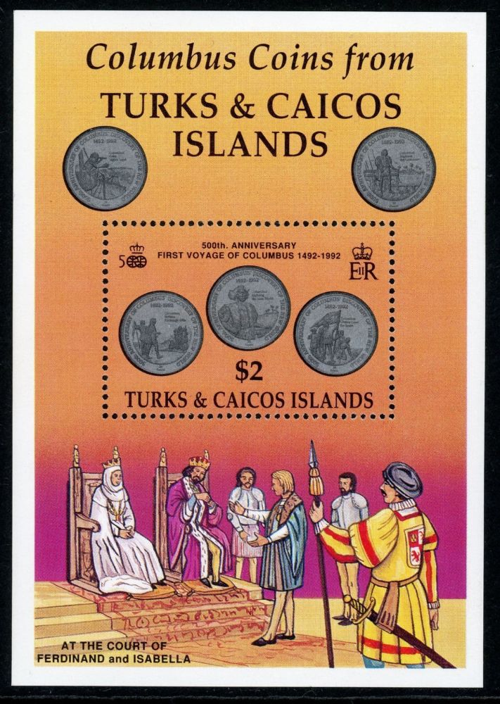 Turks and Caicos Islands 1992 SG.MS1176 U/M (2 sheets)