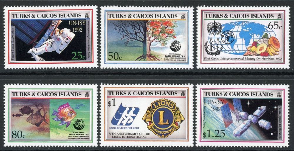 Turks and Caicos Islands 1993 SG.1186-1191 U/M