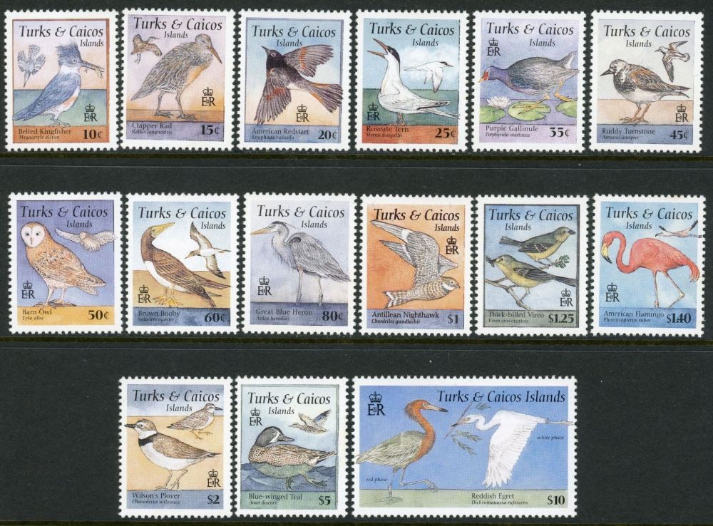 Turks and Caicos Islands 1995 SG.1328-1342 U/M