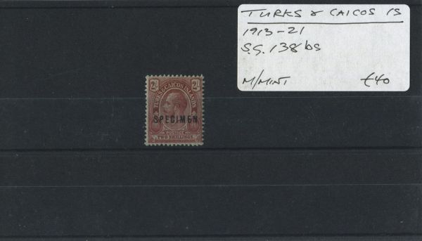 Turks & Caicos 1913-21 SG.138bs M/M