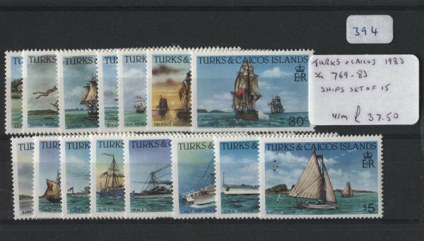 Turks & Caicos 1983-85 SG.769-783 U/M (Lot 2)