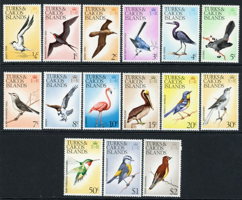 Turks & Caicos Islands 1973 SG.381-395 U/M