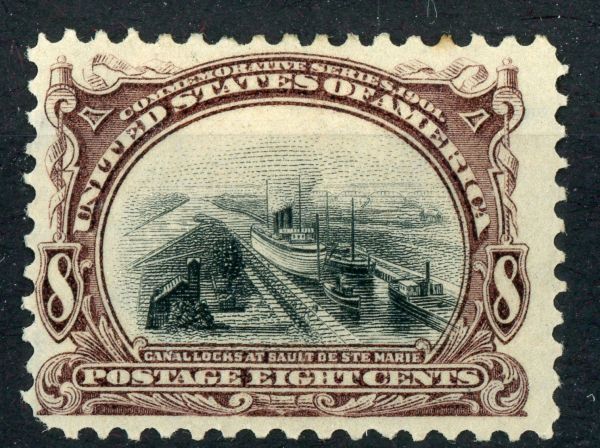 U.S.A. 1901 SG.304 M/M rounded perf