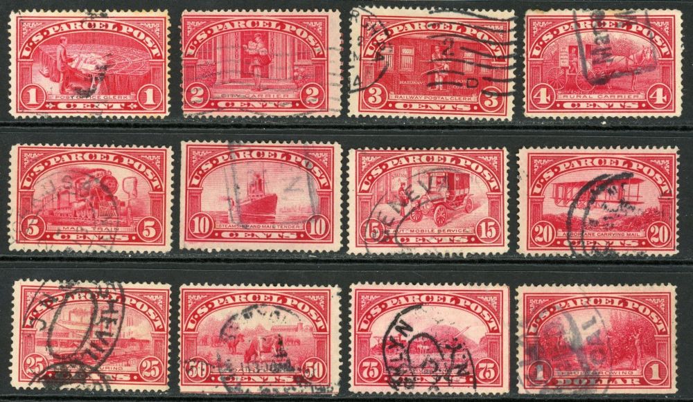 U.S.A. 1912-3 SG.P423-P434 F/U (1)