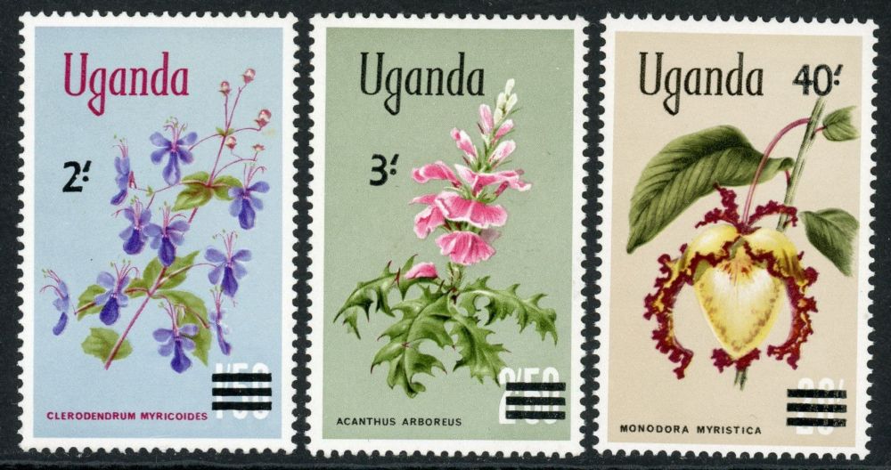 Uganda 1975 SG.146-148 U/M