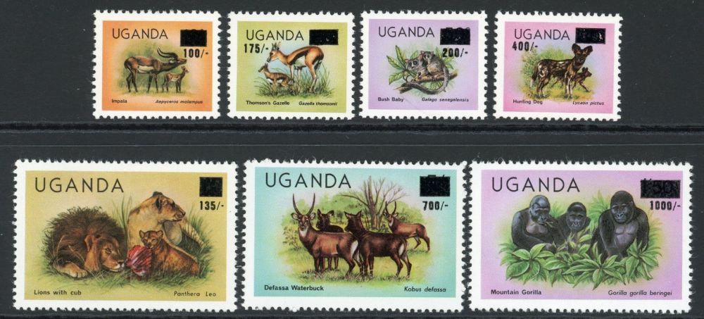 Uganda 1983 SG.421-427 U/M