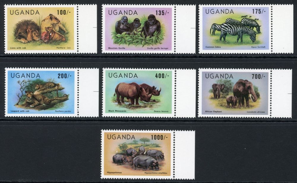 Uganda 1983 SG.433-439 U/M