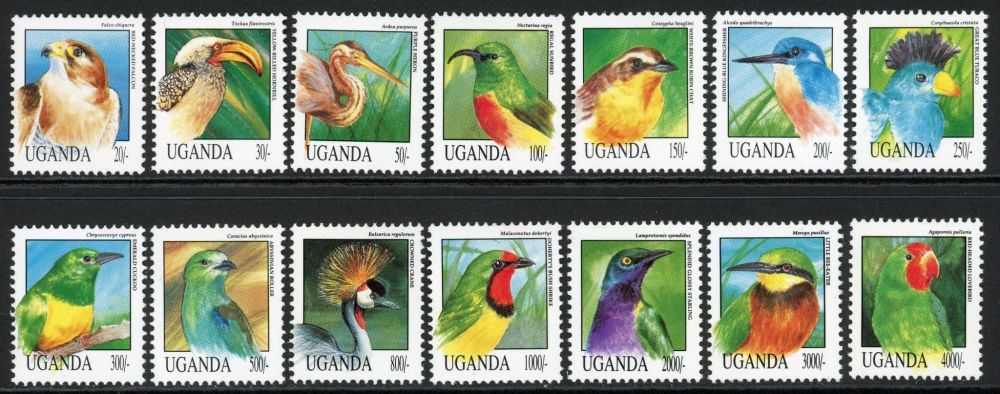 Uganda 1992 SG.1146-1159 U/M