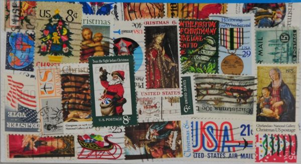 USA 100 Stamps (Large format) (L329)