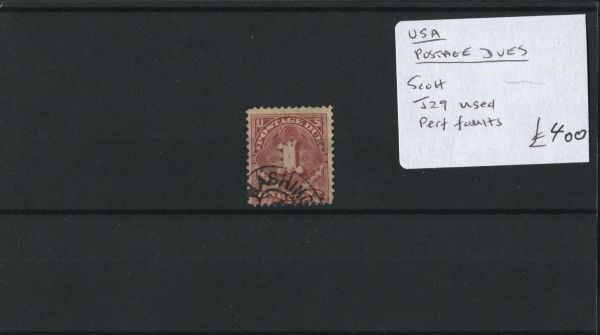 USA Postage Dues Scott J29 Used