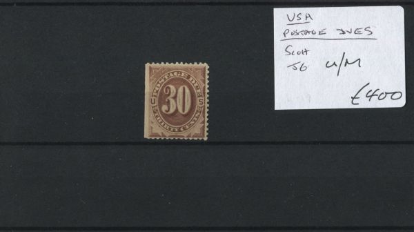 USA Postage Dues Scott J6 U/M