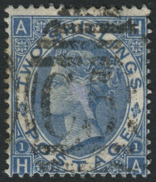 Used Abroad DWI Z31 1867 2s blue, HA, cancelled 'C51' of St Thomas DWI.