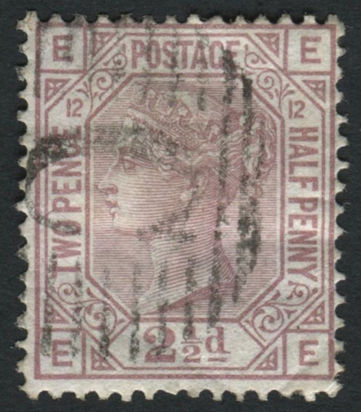 Used Abroad Z81 Constantinople 1876-79 2d rosy-mauve plate 12, EE