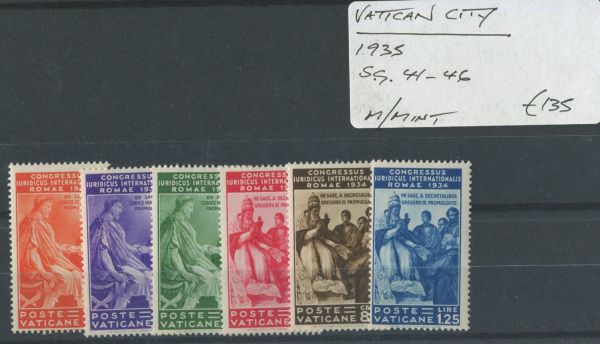 Vatican City 1935 SG.44-46 M/M