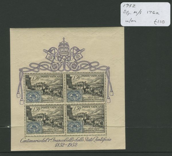 Vatican City 1952 SG.176a U/M (Lot 3)