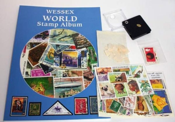 Wessex Worldwide Stamp Collecting Starter Kit