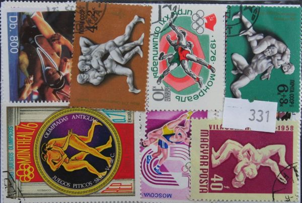 Wrestling 20 Stamps (331)