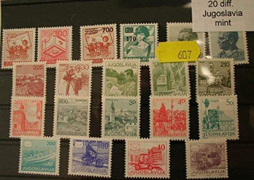 Yugoslavia mint 20 Stamps (607)