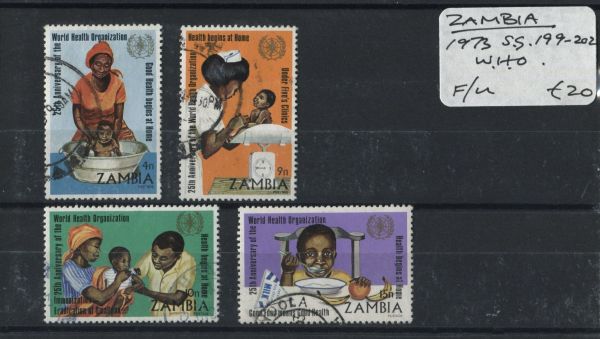 Zambia 1973 SG.199-202 F/U