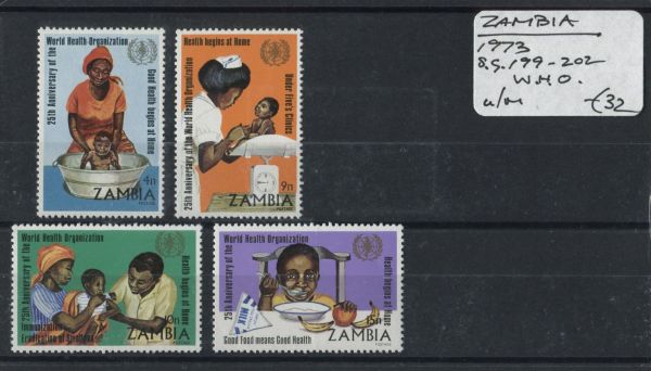 Zambia 1973 SG.199-202 U/M