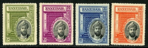 Zanzibar 1936 SG.323-326 M/M